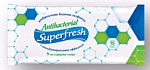 SUPERFRESH Салфетки влажные 15шт с антибактериальным эффектом